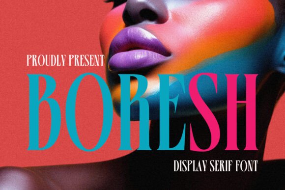 Boresh: A Condensed Serif Font That Brings Elegance to Web Design