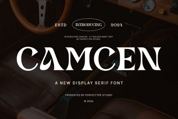 Camcen: A Serif Typeface Built for Campaign Clarity