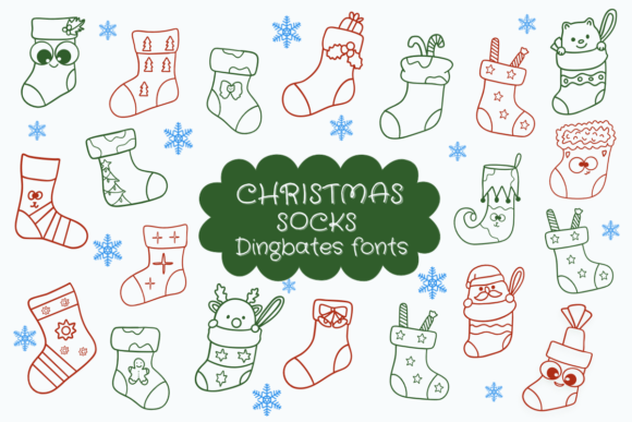 Christmas Socks: A Festive Font for Business