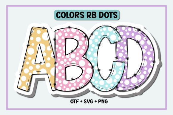 Colors Rb Dots Font