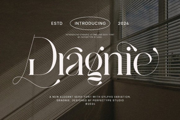 Dragnie: A Refined Serif Typeface for Thoughtful Editorial Design