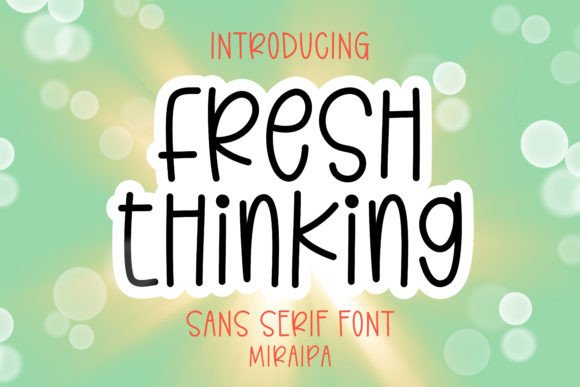 Fresh Thinking Font Review