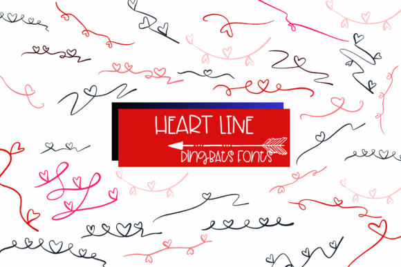 Heart Line Review: A Creative Dingbat Font