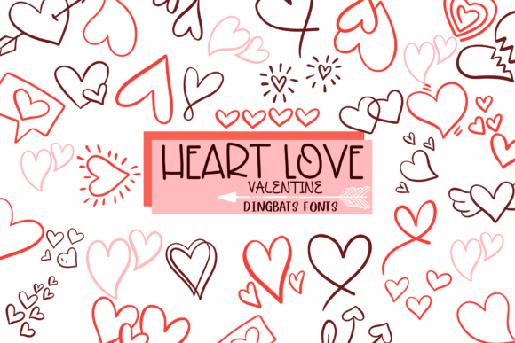 Heart Love Valentine: A Dingbats Font Review for Small Business Branding