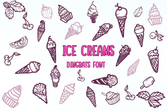 Ice Creams Font: Adding Hand-Drawn Warmth to Your Brand Identity