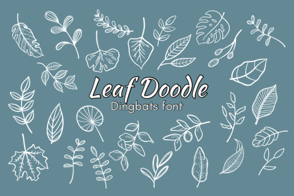 Leaf Doodle: A Playful Font That Gives Your Brand a Fresh Look