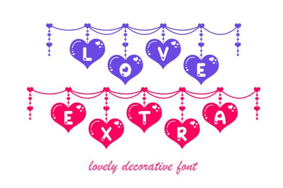 Love Link Extra: A Decorative Font for Whimsical Brands