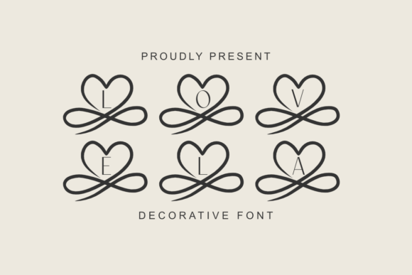 Lovela: A Decorative Typeface Designed for Romantic Web Aesthetics