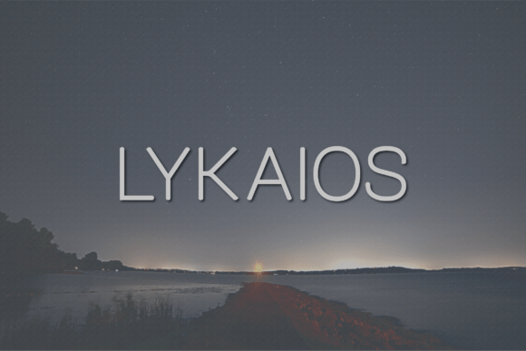 Lykaios: A Modern Typeface for Digital Marketing