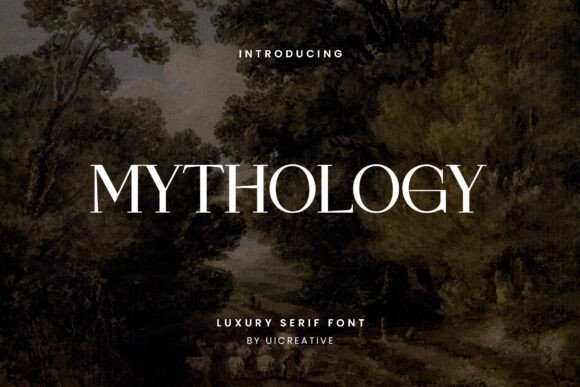 Mythology Serif Font for Handmade Products and Shop Branding