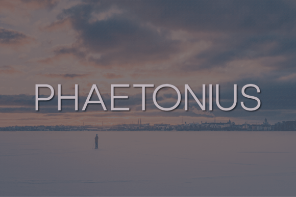 Phaetonius: A Stylish Sans Serif for Branding