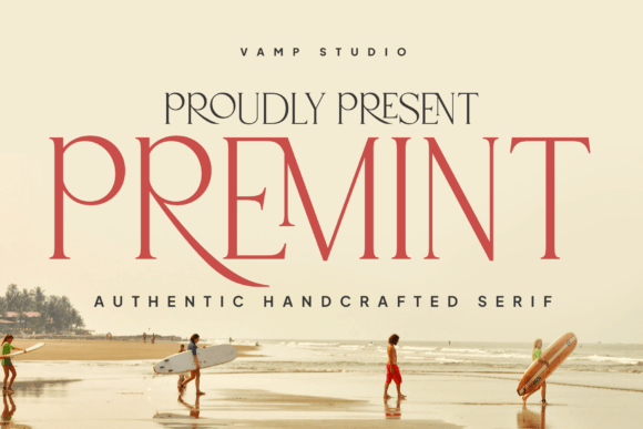 Premint: A Modern Serif Typeface Designed for Digital Brand Experiences