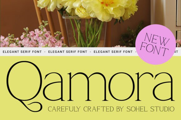 Qamora: A Serif Font Built for Modern Web Design and Branding
