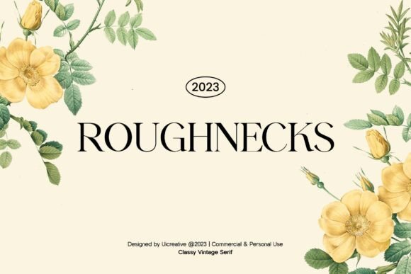 Roughnecks Serif Font: A Marketer's Go-To for Campaign Design