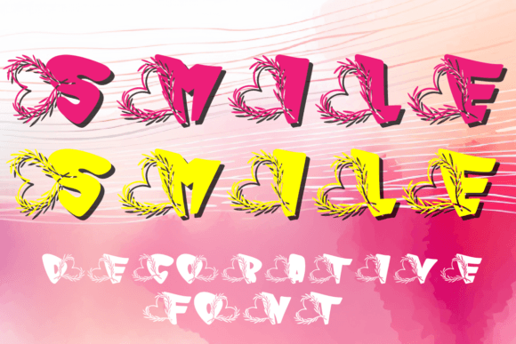Smile Smile: A Decorative Font Built for Cheerful Campaigns