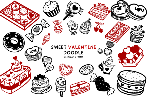 Sweet Valentine Doodle: A Font for Handmade Charm