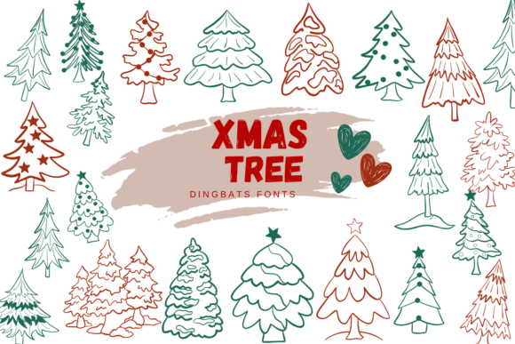 Xmas Tree Font: A Festive Typeface for Small Business Branding